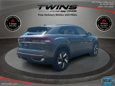 Another view of 2024 Volkswagen Atlas Cross Sport 2.0T SE w/Technology for sale in Wayland, MI at Twins Chrysler Dodge Jeep Ram