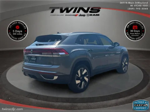 Another view of 2024 Volkswagen Atlas Cross Sport 2.0T SE w/Technology for sale in Wayland, MI at Twins Chrysler Dodge Jeep Ram