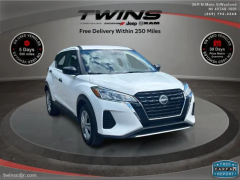 White 2022 Nissan Kicks S for sale in Wayland, MI