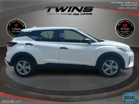 Photos of 2022 Nissan Kicks S for sale in Wayland, MI at Twins Chrysler Dodge Jeep Ram