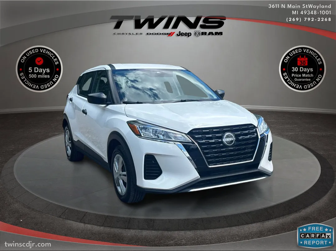 White 2022 Nissan Kicks S for sale in Wayland, MI