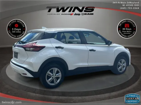 Another view of 2022 Nissan Kicks S for sale in Wayland, MI at Twins Chrysler Dodge Jeep Ram