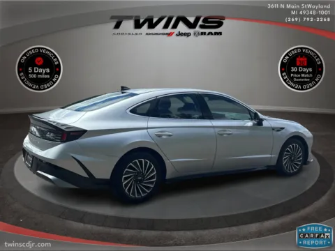 Another view of 2024 Hyundai Sonata Hybrid SEL for sale in Wayland, MI at Twins Chrysler Dodge Jeep Ram