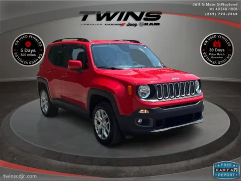 Red 2017 Jeep Renegade Latitude for sale in Wayland, MI