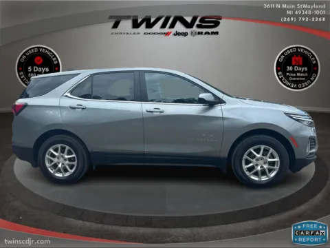 Photos of 2023 Chevrolet Equinox LT for sale in Wayland, MI at Twins Chrysler Dodge Jeep Ram