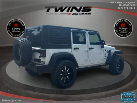 Another view of 2016 Jeep Wrangler Unlimited Sport for sale in Wayland, MI at Twins Chrysler Dodge Jeep Ram