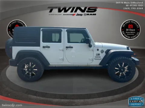 Photos of 2016 Jeep Wrangler Unlimited Sport for sale in Wayland, MI at Twins Chrysler Dodge Jeep Ram
