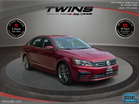 Red 2017 Volkswagen Passat R-Line w/Comfort Pkg for sale in Wayland, MI