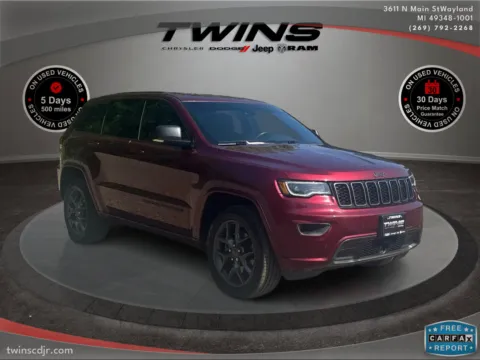 Red 2021 Jeep Grand Cherokee 80th Anniversary for sale in Wayland, MI