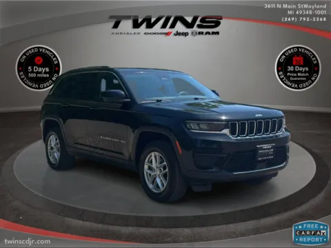 Black 2023 Jeep Grand Cherokee Laredo for sale in Wayland, MI