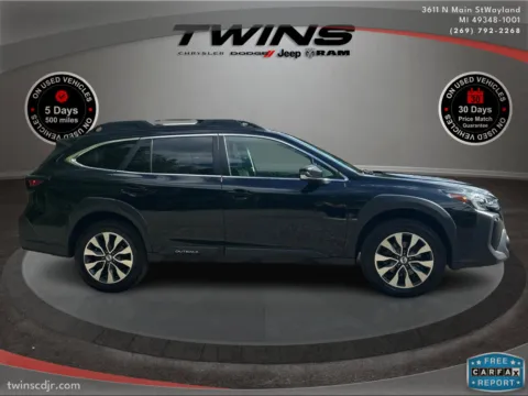 Photos of 2023 Subaru Outback Limited for sale in Wayland, MI at Twins Chrysler Dodge Jeep Ram