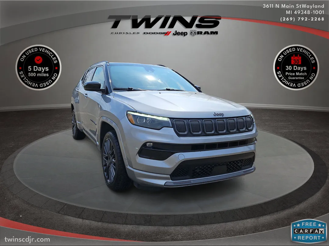 Silver 2022 Jeep Compass High Altitude for sale in Wayland, MI