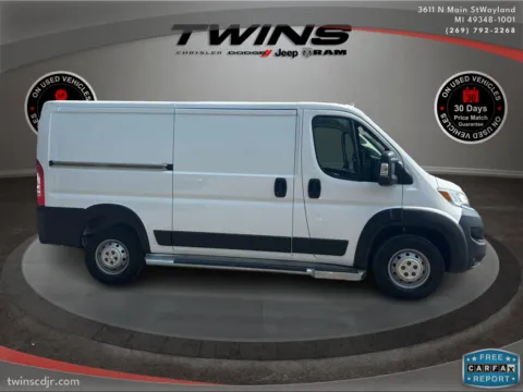 Photos of 2023 Ram ProMaster Cargo Van 2500 136 WB for sale in Wayland, MI at Twins Chrysler Dodge Jeep Ram