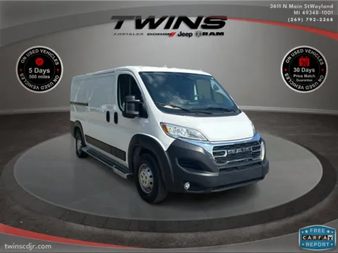 White 2023 Ram ProMaster Cargo Van 2500 136 WB for sale in Wayland, MI