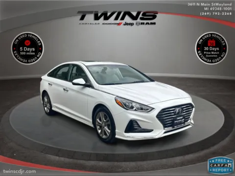 White 2018 Hyundai Sonata SEL for sale in Wayland, MI