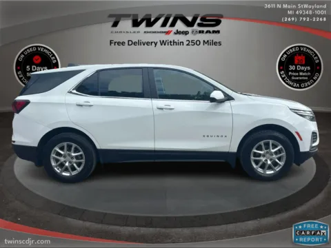 Photos of 2023 Chevrolet Equinox LT for sale in Wayland, MI at Twins Chrysler Dodge Jeep Ram