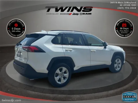 Another view of 2020 Toyota RAV4 Hybrid XLE for sale in Wayland, MI at Twins Chrysler Dodge Jeep Ram