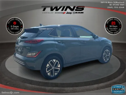 Another view of 2023 Hyundai Kona Electric SE for sale in Wayland, MI at Twins Chrysler Dodge Jeep Ram
