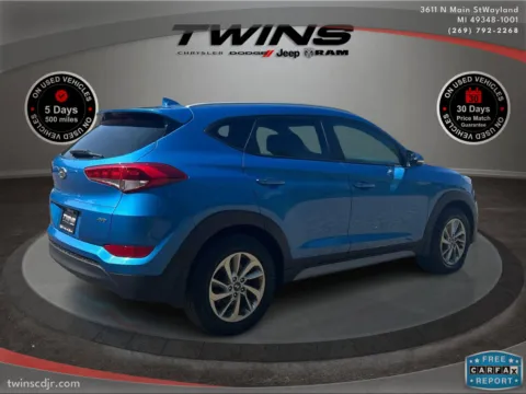 Another view of 2017 Hyundai Tucson SE Plus for sale in Wayland, MI at Twins Chrysler Dodge Jeep Ram