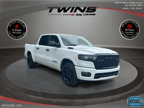 White 2026 Ram 1500 Big Horn for sale in Wayland, MI
