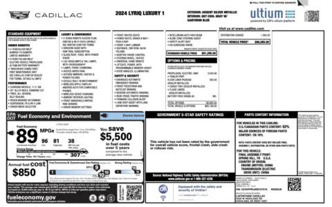 More photos of 2024 Cadillac LYRIQ Luxury at Twins Chrysler Dodge Jeep Ram, MI