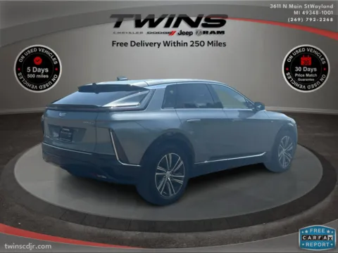 Another view of 2024 Cadillac LYRIQ Luxury for sale in Wayland, MI at Twins Chrysler Dodge Jeep Ram
