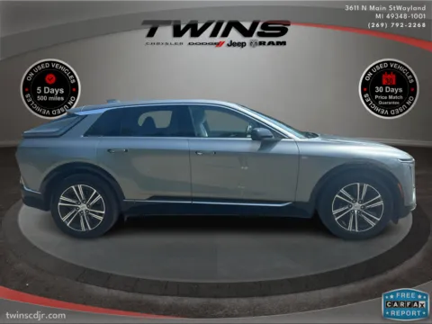 Photos of 2024 Cadillac LYRIQ Luxury for sale in Wayland, MI at Twins Chrysler Dodge Jeep Ram