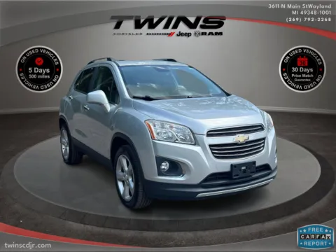 Silver 2016 Chevrolet Trax LTZ for sale in Wayland, MI