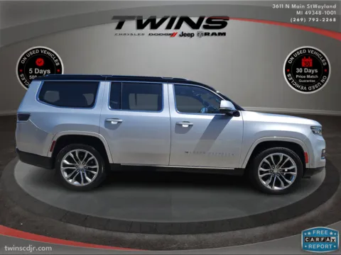 Photos of 2022 Jeep Grand Wagoneer Series II for sale in Wayland, MI at Twins Chrysler Dodge Jeep Ram