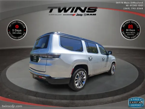 Another view of 2022 Jeep Grand Wagoneer Series II for sale in Wayland, MI at Twins Chrysler Dodge Jeep Ram
