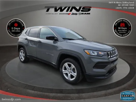 Gray 2024 Jeep Compass Sport for sale in Wayland, MI