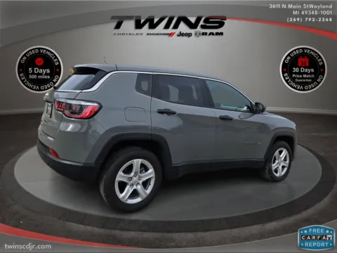 Another view of 2024 Jeep Compass Sport for sale in Wayland, MI at Twins Chrysler Dodge Jeep Ram