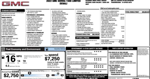 More photos of 2022 GMC Sierra 1500 Limited Denali at Twins Chrysler Dodge Jeep Ram, MI