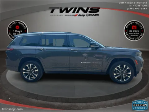 Photos of 2022 Jeep Grand Cherokee L Overland for sale in Wayland, MI at Twins Chrysler Dodge Jeep Ram