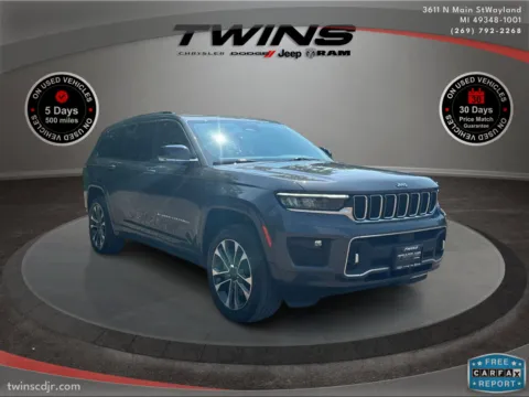 Gray 2022 Jeep Grand Cherokee L Overland for sale in Wayland, MI