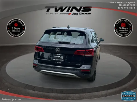 Another view of 2022 Volkswagen Taos S for sale in Wayland, MI at Twins Chrysler Dodge Jeep Ram