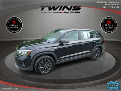 Black 2022 Volkswagen Taos S for sale in Wayland, MI