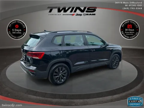Photos of 2022 Volkswagen Taos S for sale in Wayland, MI at Twins Chrysler Dodge Jeep Ram