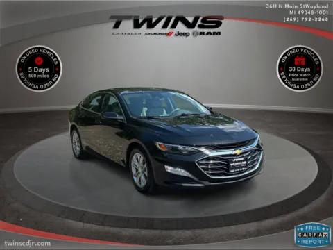 Black 2021 Chevrolet Malibu LT for sale in Wayland, MI
