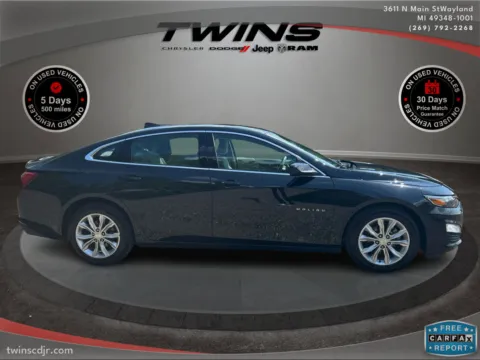 Photos of 2021 Chevrolet Malibu LT for sale in Wayland, MI at Twins Chrysler Dodge Jeep Ram
