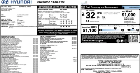 More photos of 2022 Hyundai Kona N Line at Twins Chrysler Dodge Jeep Ram, MI