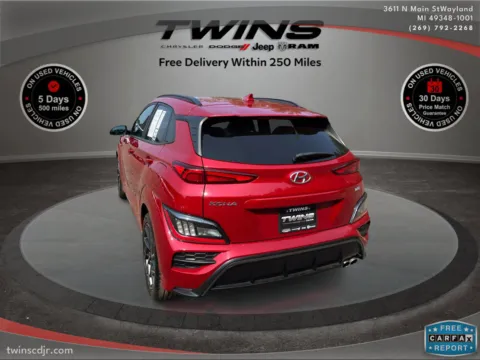 More photos of 2022 Hyundai Kona N Line at Twins Chrysler Dodge Jeep Ram, MI