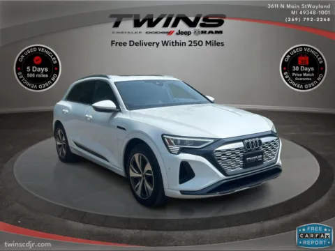 Black 2024 Audi Q8 e-tron Premium Plus for sale in Wayland, MI