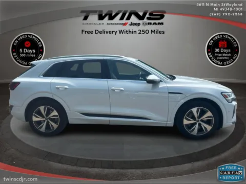 Photos of 2024 Audi Q8 e-tron Premium Plus for sale in Wayland, MI at Twins Chrysler Dodge Jeep Ram