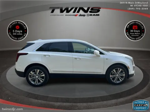 White 2024 Cadillac XT5 FWD Premium Luxury for sale in Wayland, MI