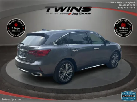 Another view of 2018 Acura MDX w/Technology Pkg for sale in Wayland, MI at Twins Chrysler Dodge Jeep Ram