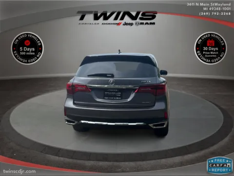 More photos of 2018 Acura MDX w/Technology Pkg at Twins Chrysler Dodge Jeep Ram, MI
