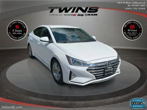White 2020 Hyundai Elantra SEL for sale in Wayland, MI