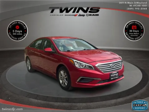 Red 2017 Hyundai Sonata 2.4L for sale in Wayland, MI