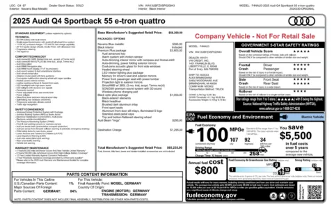 More photos of 2025 Audi Q4 e-tron Sportback Premium Plus at Twins Chrysler Dodge Jeep Ram, MI